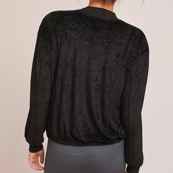 Michael Stars Vali Velvet Bomber Jacket - Picture 3 of 4